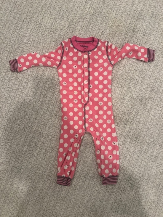 PJ Salvage Other - PJ Salvage Pink Polka Dot Pajamas | 12-18M